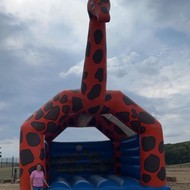 chateau girafe jeu gonflable