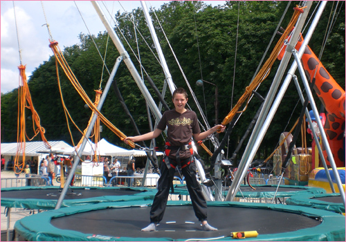 Trampoline élastique