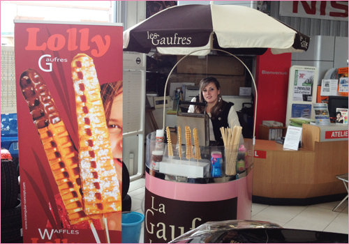 Stand de gaufres Lolly